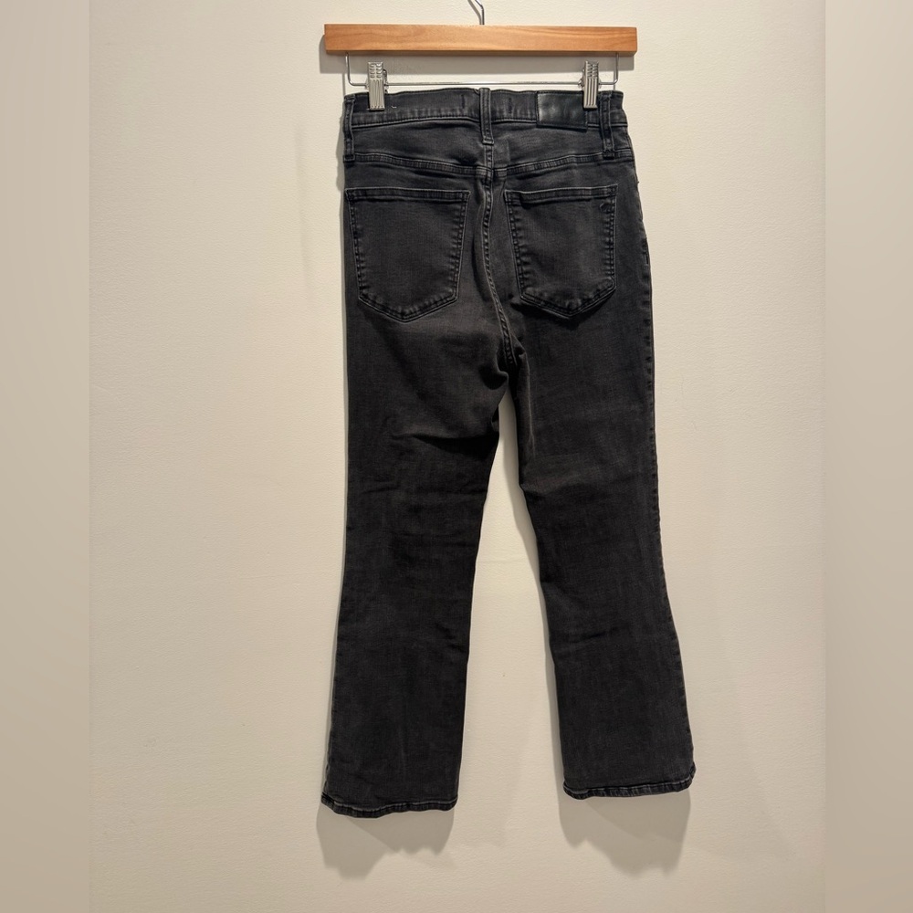 Madewell Black High-Rise Cali Demi-Boot Straight Leg Jeans - Picture 4 of 6